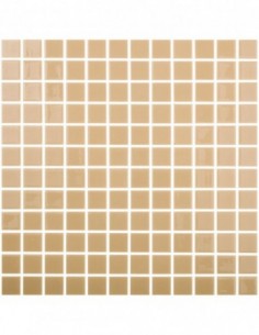 Piscinas - Gresite Liso Beige - mosaico de vidrio liso  - VidrePur