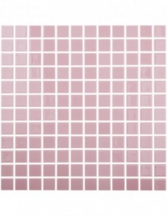 Piscinas - Gresite Liso Rosa - mosaico de vidrio liso  - VidrePur