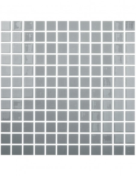 Piscinas - Gresite Liso Gris - mosaico de vidrio liso  - VidrePur