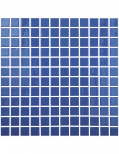 Piscinas - Gresite Liso Azul Marino Claro - mosaico de vidrio liso  - VidrePur