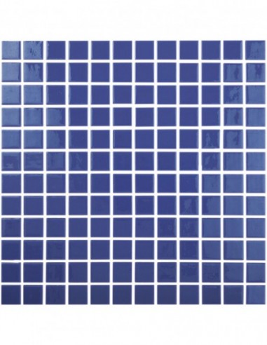 Piscinas - Gresite Liso Azul Marino - mosaico de vidrio liso  - VidrePur