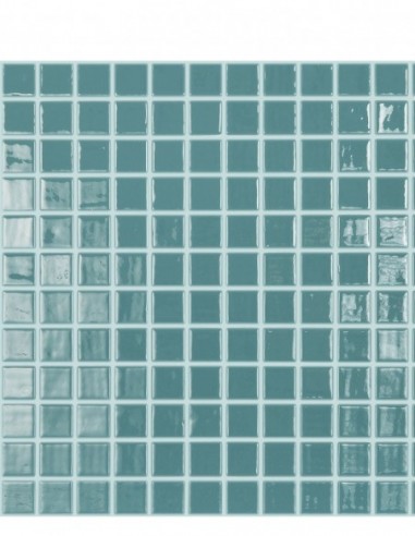 Piscinas - Gresite Liso Azul Turquesa - mosaico de vidrio liso  - VidrePur
