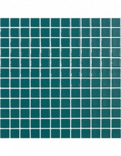 Piscinas - Gresite Liso Verde Esmeralda - mosaico de vidrio liso - VidrePur