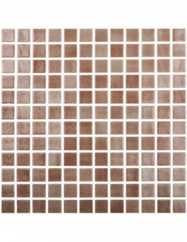 Piscinas - Gresite Niebla Marrón - mosaico de vidrio  - VidrePur