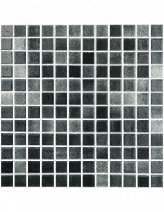 Piscinas - Gresite Niebla Negro - mosaico de vidrio  - VidrePur
