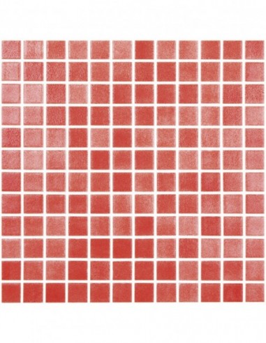 Piscinas - Gresite Niebla Rojo - mosaico de vidrio  - VidrePur