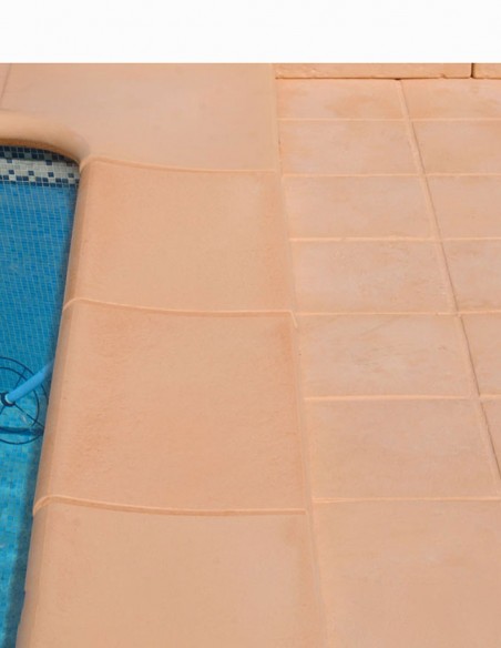 Piscinas - Remate piscina Cañaveral en baldosa 4 Estaciones en Terracota - Verniprens