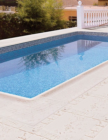 Piscinas - Remate piscina Campanillas con baldosa Trena - Verniprens