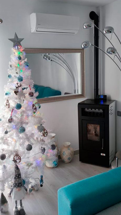 Estufas, Insertables y Calderas de Pellet y Leña.